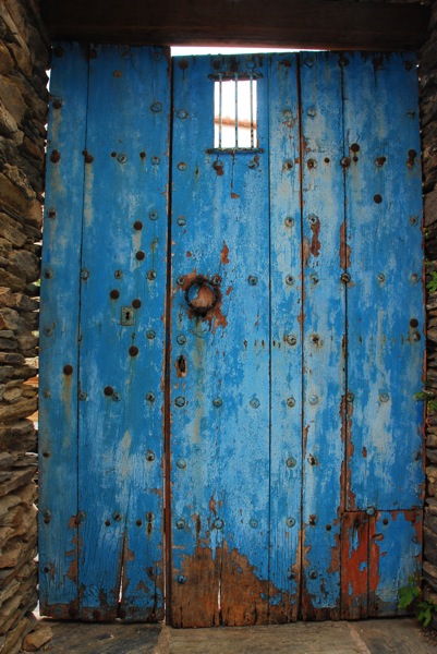 Blue door